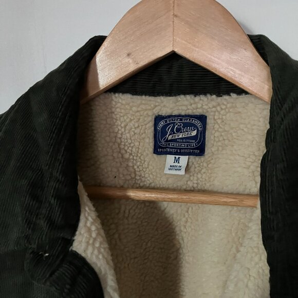 NWOT J Crew Sherpa Lined Corduroy Jacket - Picture 2 of 3